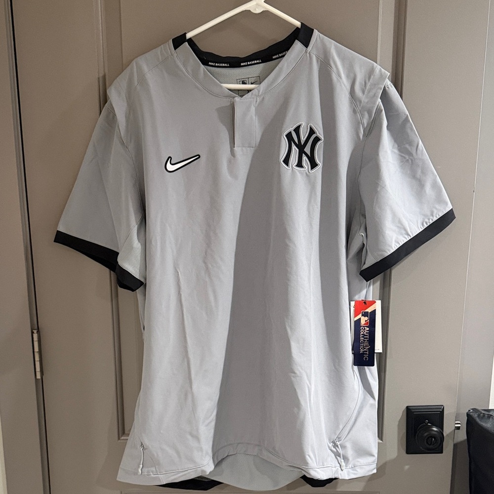 Nike Baseball Light Gray Pull Over